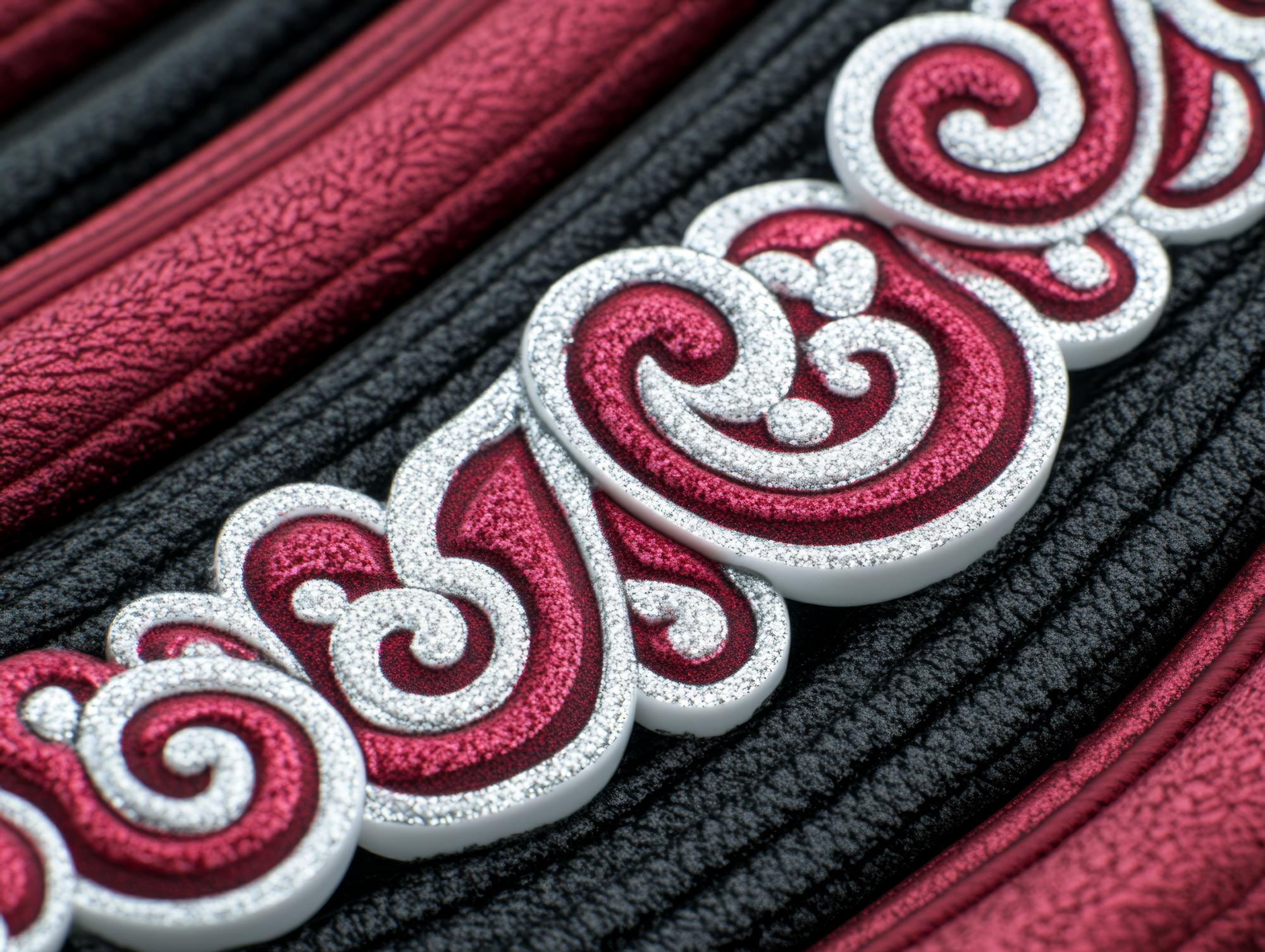 Ręczna wschodnia w pracowni — wioska haftu logo